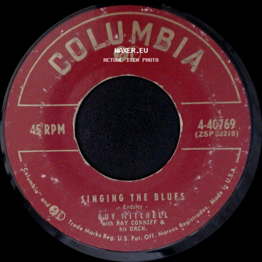 Guy Mitchell With Ray Conniff & His Orch. - Crazy With Love / Singing The Blues side B