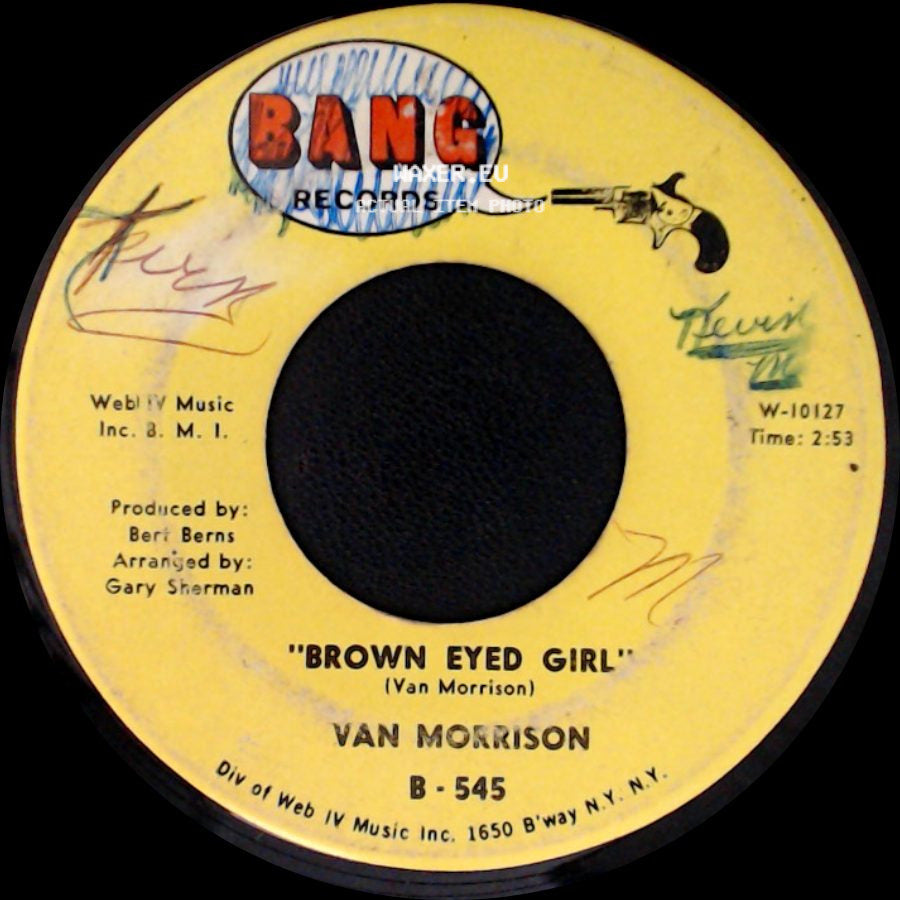 Van Morrison - Brown Eyed Girl / Goodbye Baby (Baby Goodbye) side A