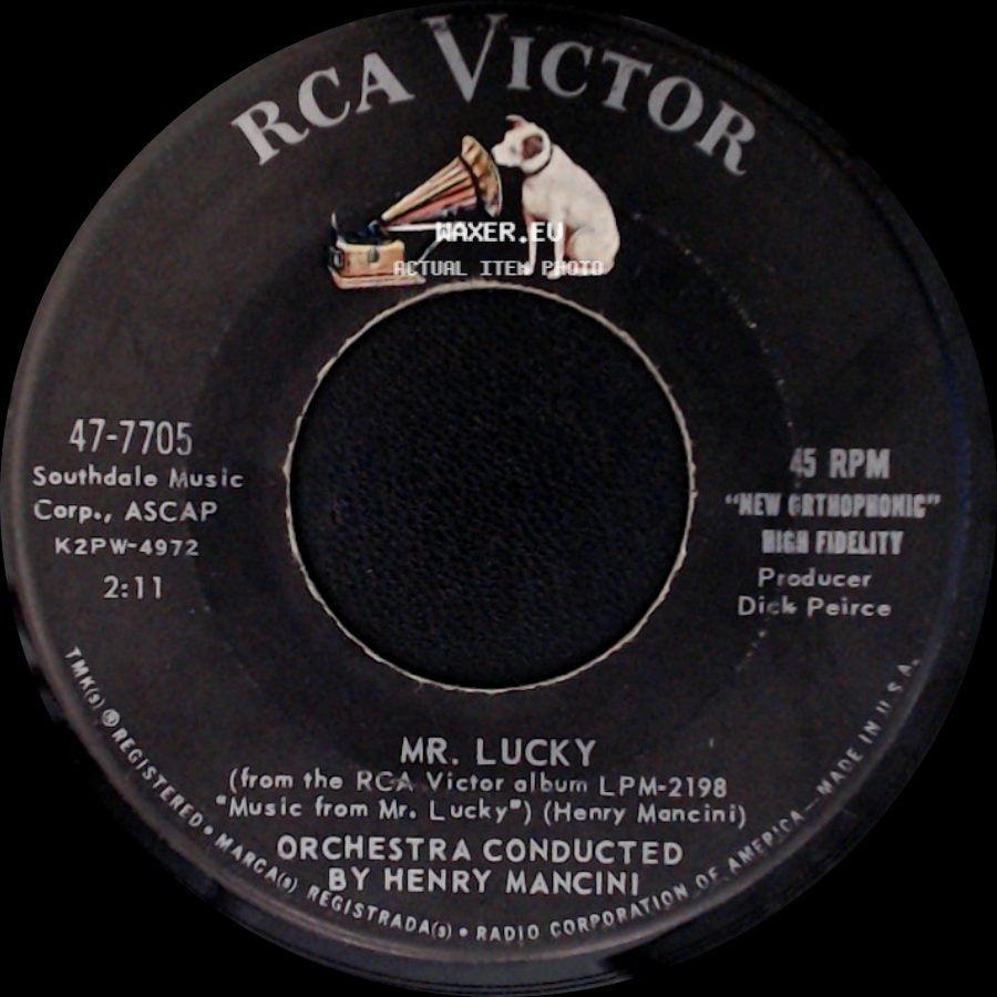 Orchestra Conducted By Henry Mancini / Henry Mancini - Floating Pad / Mr. Lucky side B