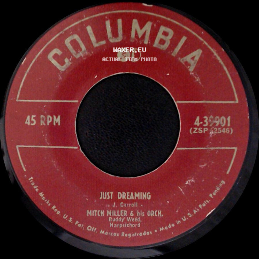 Mitch Miller & His Orch. - Without My Lover (Bolero Gaucho) / Just Dreaming side B