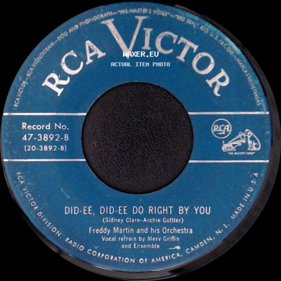 Freddy Martin And His Orchestra - Rumbalero / Did-Ee, Did-Ee Do Right By You side B