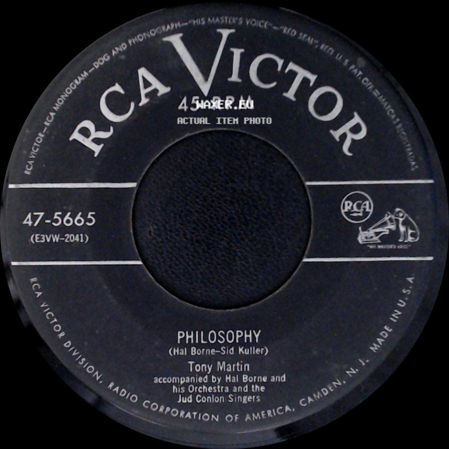 Tony Martin - Philosophy / Here side A