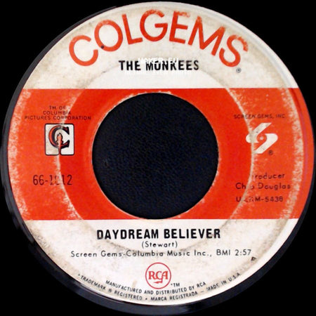 The Monkees - Goin' Down / Daydream Believer side B
