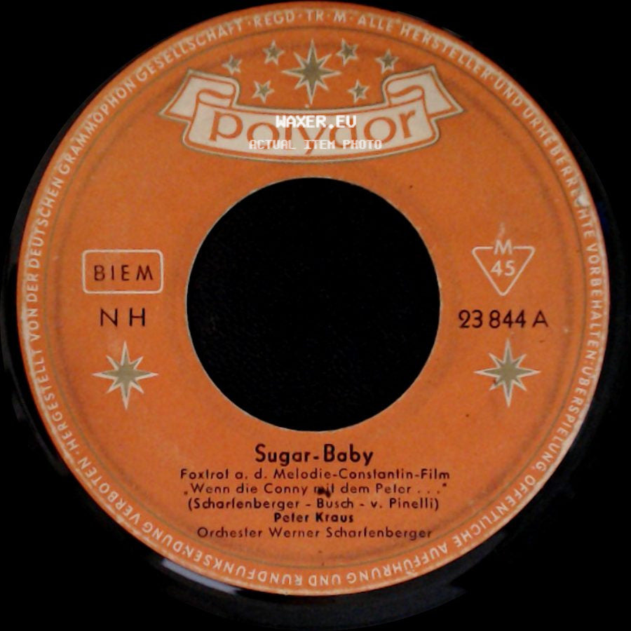 Peter Kraus - Ich Denk' An Dich / Sugar-Baby side B