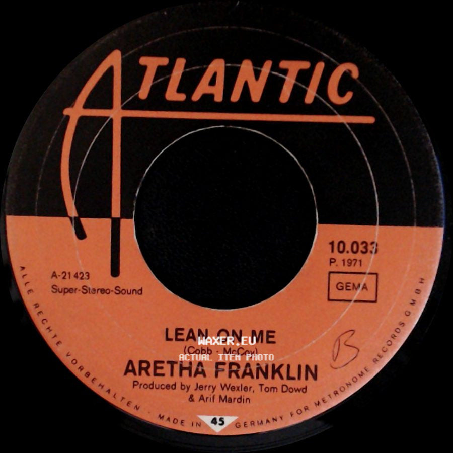 Aretha Franklin - Lean On Me / Spanish Harlem side A