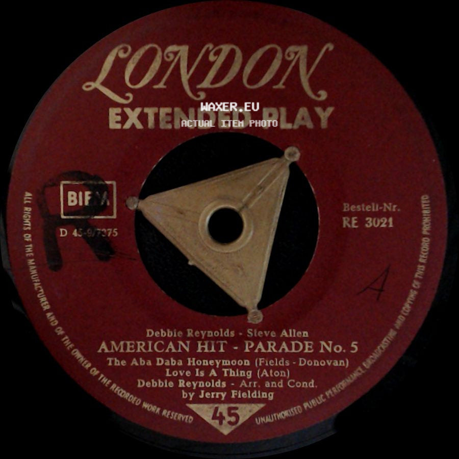 Debbie Reynolds - Steve Allen - American Hit - Parade No. 5 / American Hit - Parade No. 5 side A
