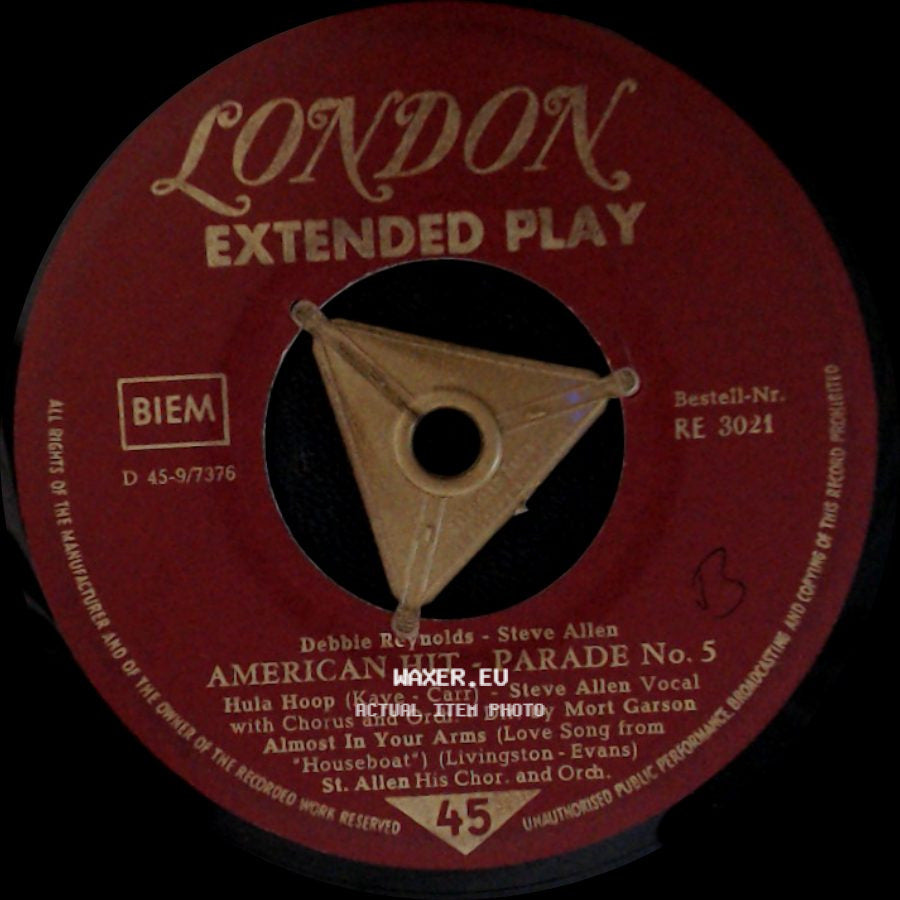 Debbie Reynolds - Steve Allen - American Hit - Parade No. 5 / American Hit - Parade No. 5 side B