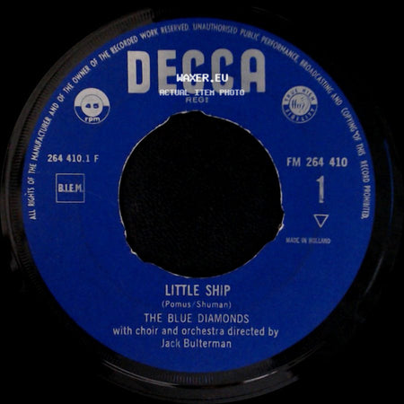 The Blue Diamonds - Little Ship / Jealousy side A