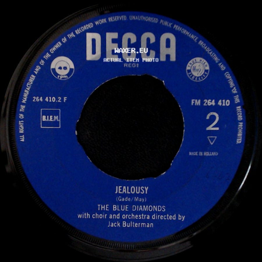 The Blue Diamonds - Little Ship / Jealousy side B