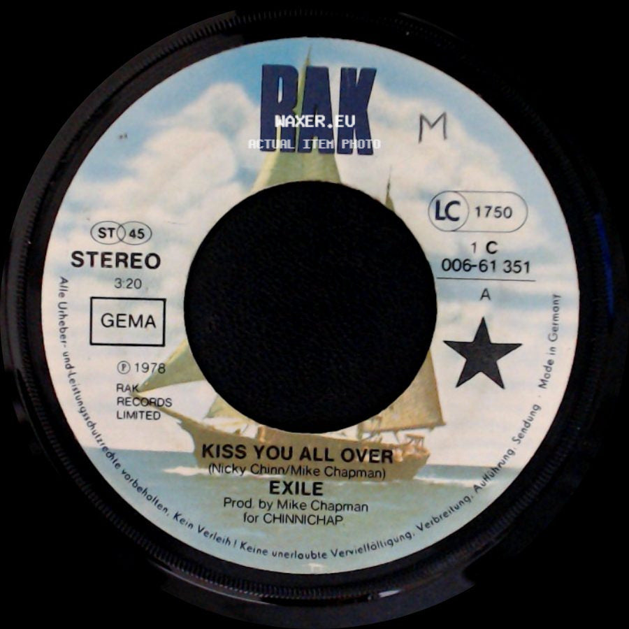 Exile - Kiss You All Over / There's Been A Change side A