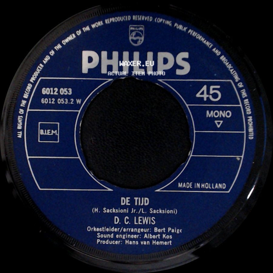 D. C. Lewis - De Tijd / Eva Magdalena side A