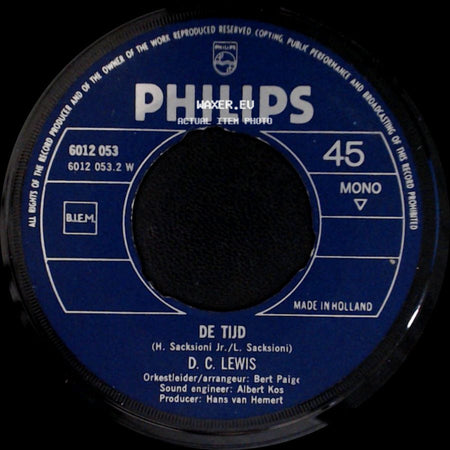 D. C. Lewis - De Tijd / Eva Magdalena side A