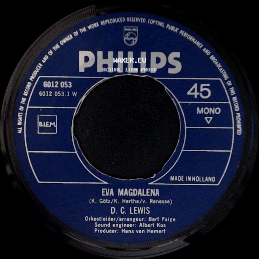 D. C. Lewis - De Tijd / Eva Magdalena side B