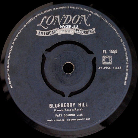 Fats Domino - I Can't Go On / Blueberry Hill side B