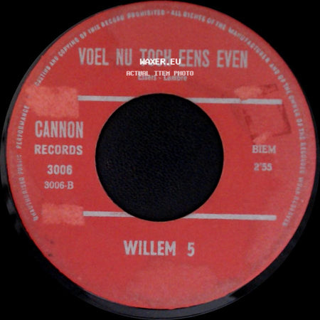 Willem 5 - Voel Nu Toch Eens Even / Dat Was Een Nacht, Janet side A