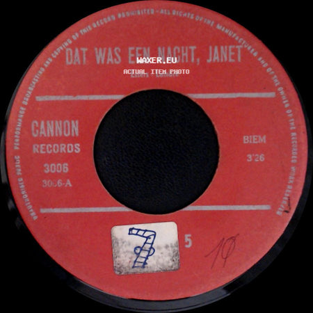 Willem 5 - Voel Nu Toch Eens Even / Dat Was Een Nacht, Janet side B