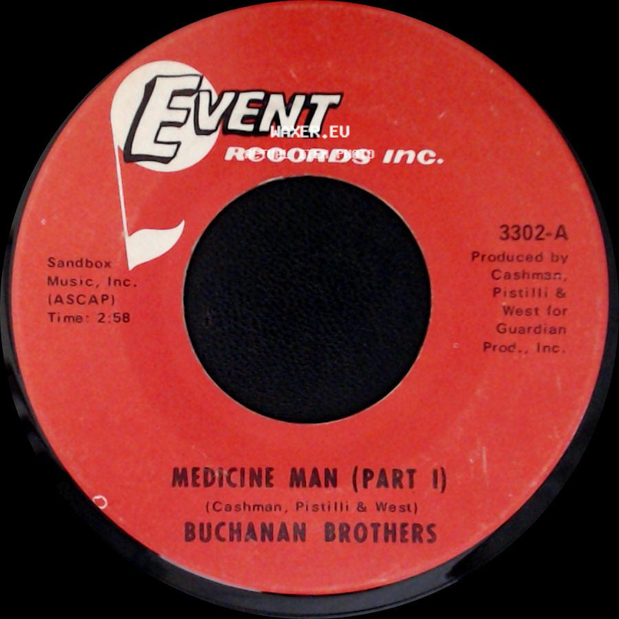 Buchanan Brothers - Medicine Man (Part Ii) / Medicine Man (Part I) side B