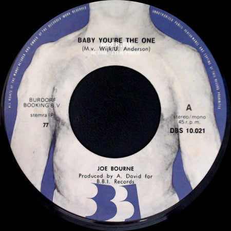 Joe Bourne - Baby You're The One / Soft Melodies side A