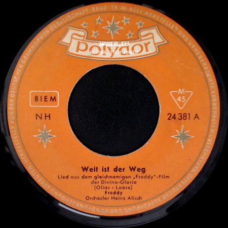 Freddy - Weit Ist Der Weg / La Guitarra Brasiliana side A