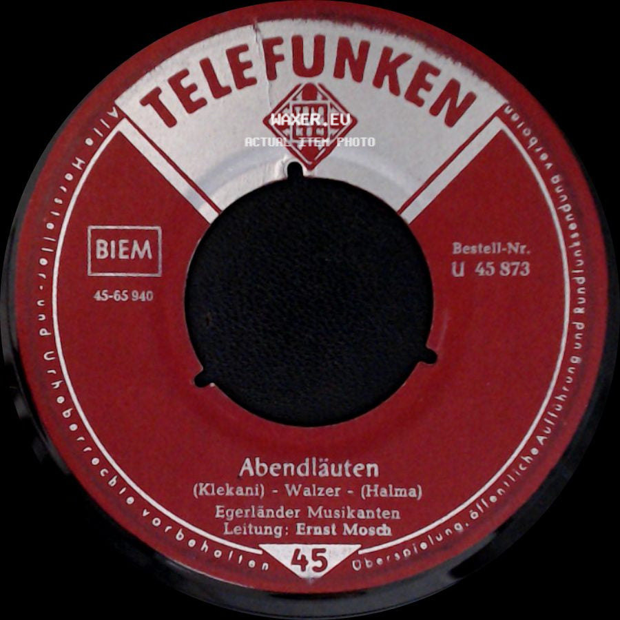 Egerländer Musikanten - Abendläuten / Heute Abend (Dnes Z Večera) - Polka side A