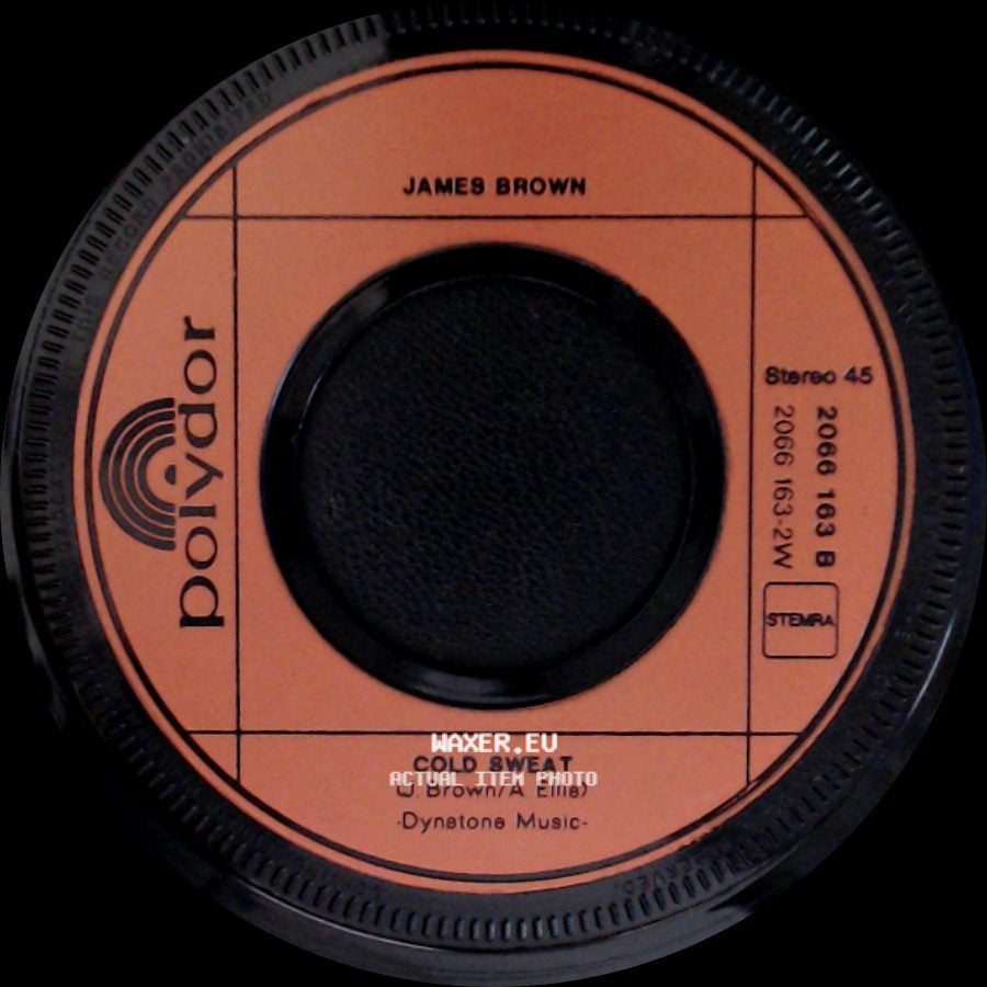 James Brown - Cold Sweat / Get Up, I Feel Like Being A Sex Machine (Part 1) side A