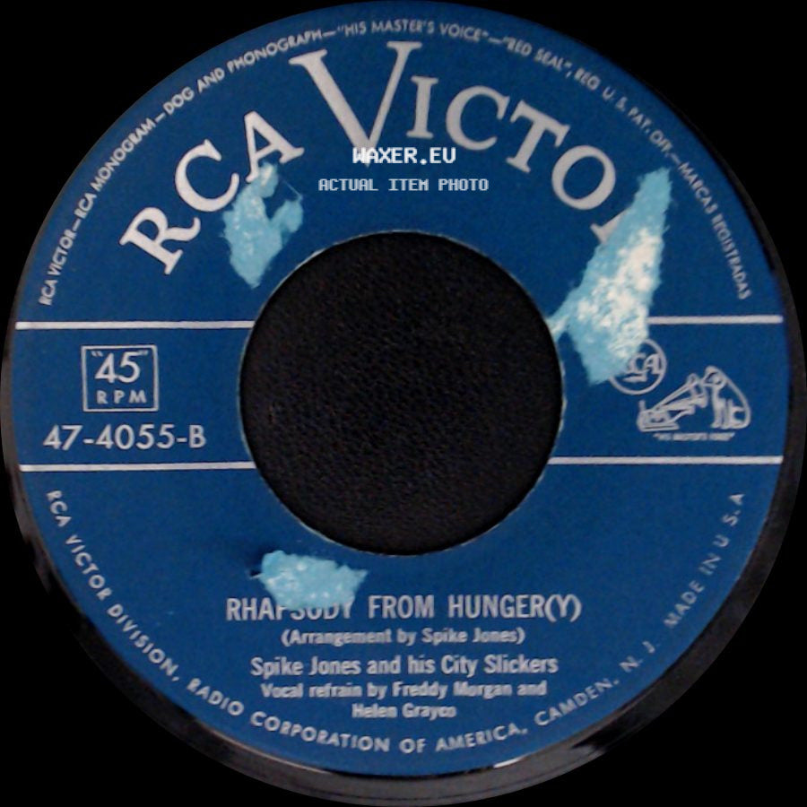 Spike Jones And His City Slickers - Peter Cottontail / Rhapsody From Hungary side B