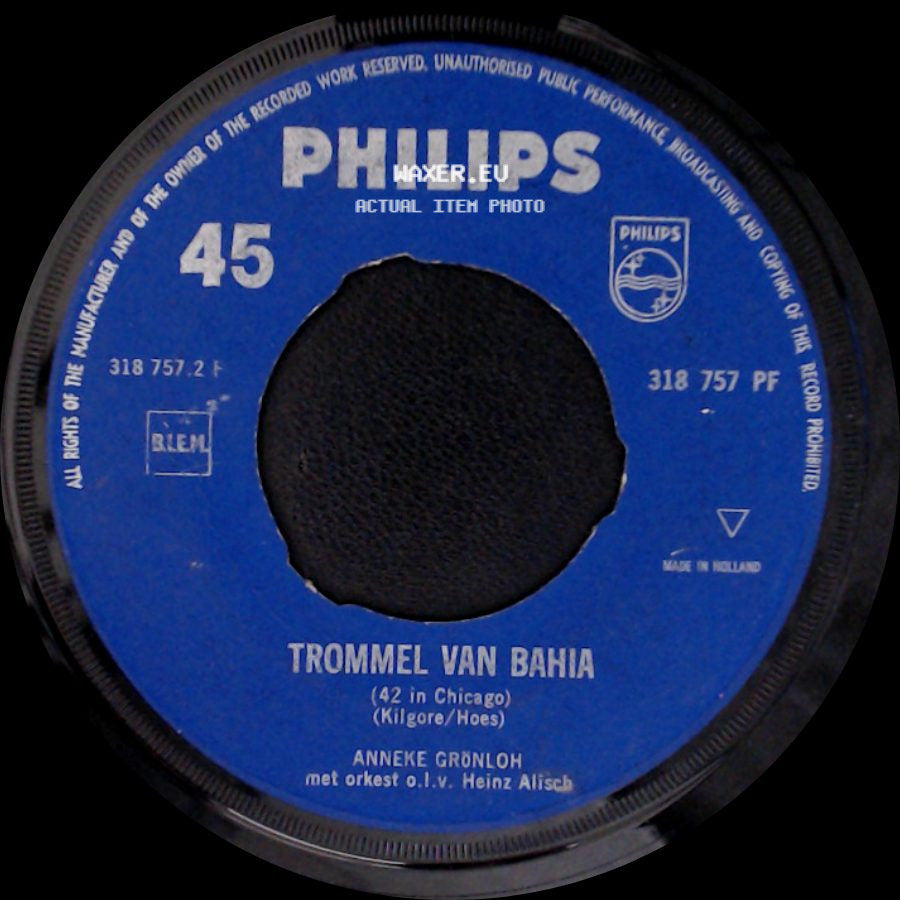 Anneke Grönloh - Trommel Van Bahia / Brandend Zand side A
