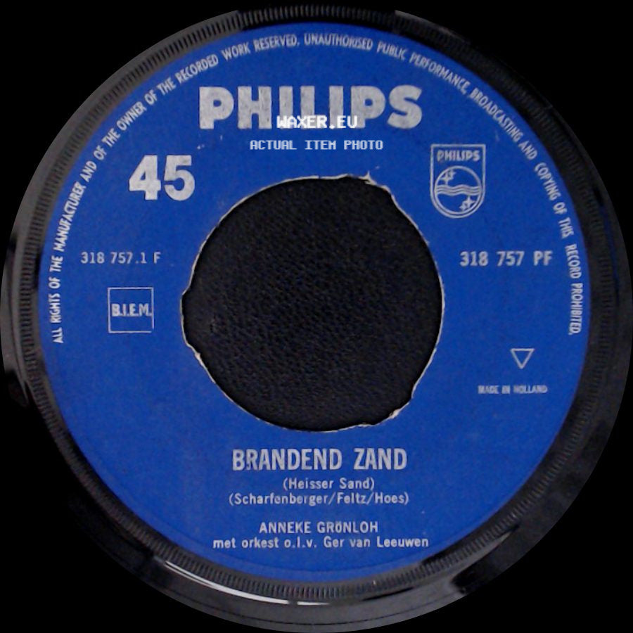 Anneke Grönloh - Trommel Van Bahia / Brandend Zand side B