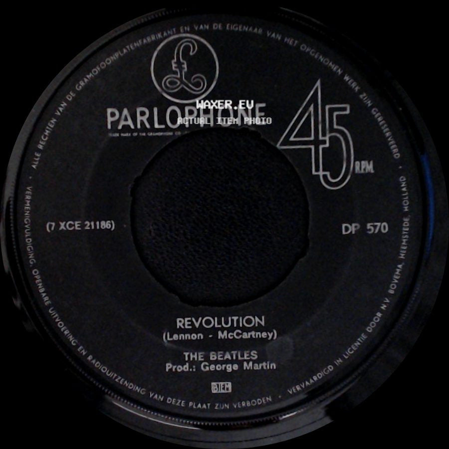 The Beatles - Revolution / Hey Jude side A