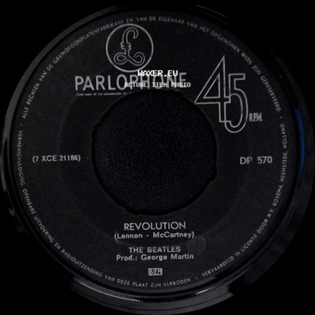 The Beatles - Revolution / Hey Jude side A