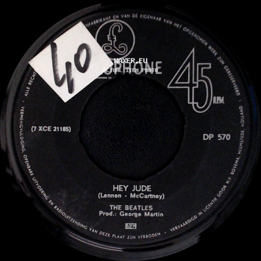 The Beatles - Revolution / Hey Jude side B