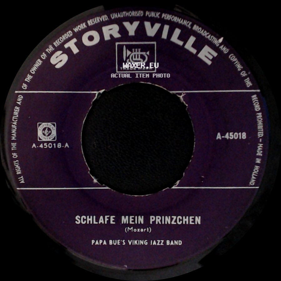Papa Bue's Viking Jazz Band - Schlafe Mein Prinzchen / Wiegenlied side A