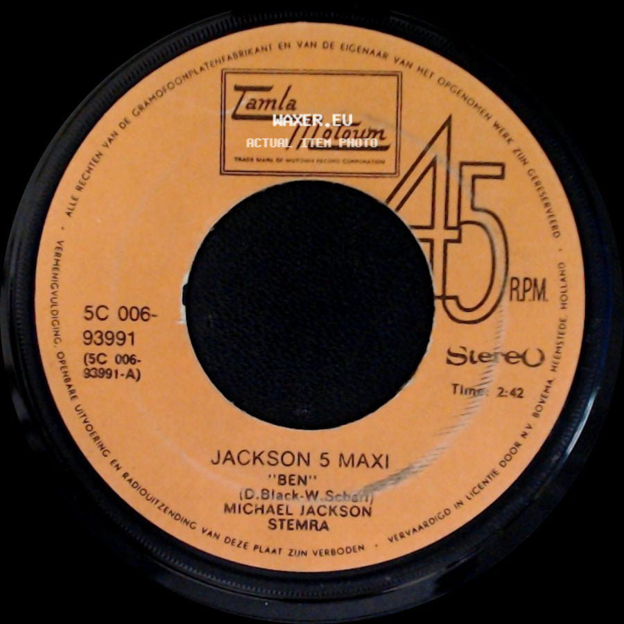 Michael Jackson / The Jackson 5 - Ben / Lookin' Through The Windows / Little Bitty Pretty One side A