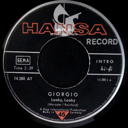 Giorgio - Looky, Looky / Happy Birthday side A