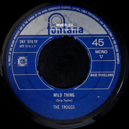 The Troggs - From Home / Wild Thing side B