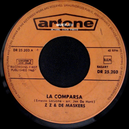 Z Z & De Maskers - La Comparsa / Quizas, Quizas, Quizas side A
