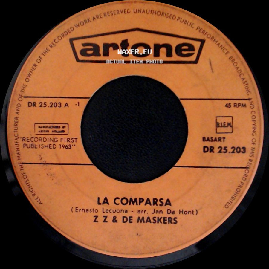 Z Z & De Maskers - La Comparsa / Quizas, Quizas, Quizas side A