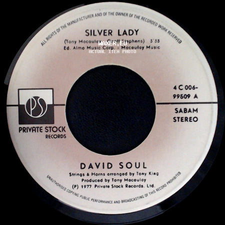David Soul - Silver Lady / Rider side A