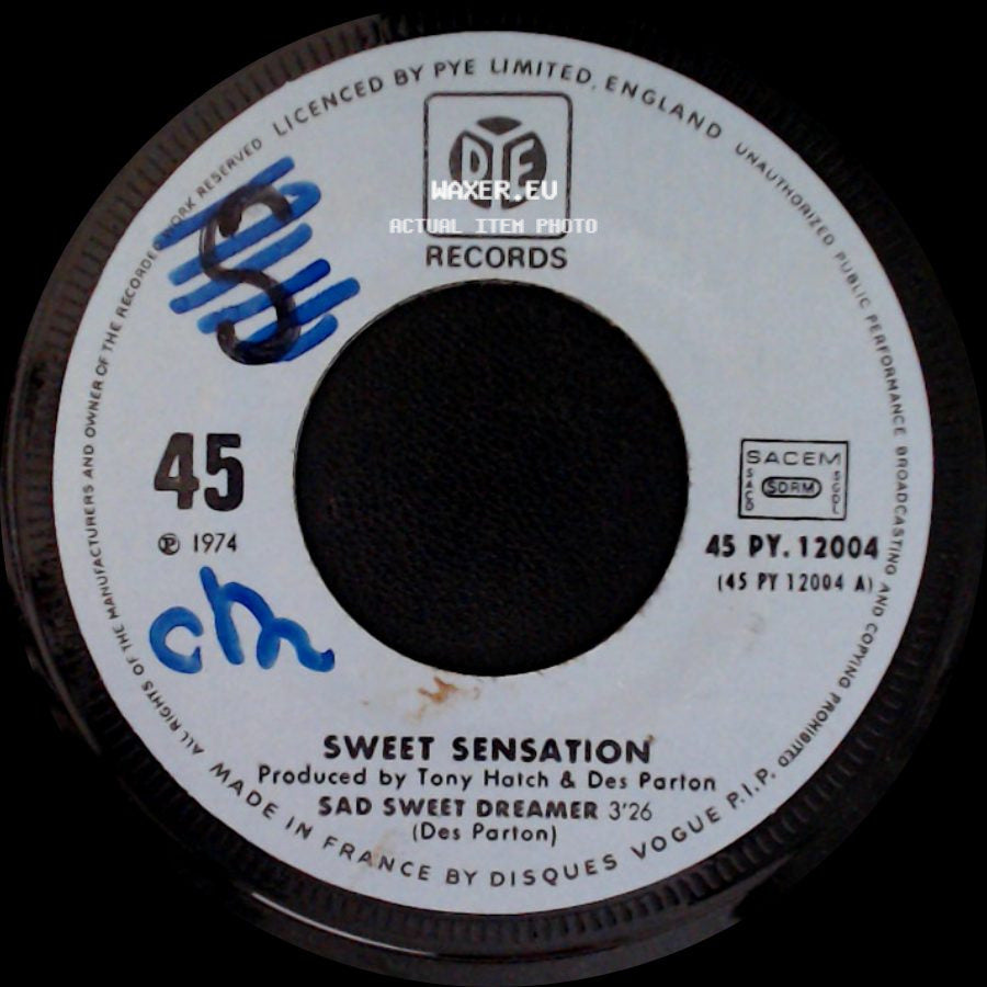Sweet Sensation - Sad Sweet Dreamer / Surething, Yes I Do side A