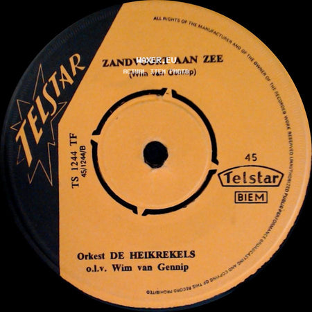 Orkest De Heikrekels O.L.V. Wim Van Gennip - Waarom Heb Jij Me Laten Staan? / Zandvoort Aan Zee side B