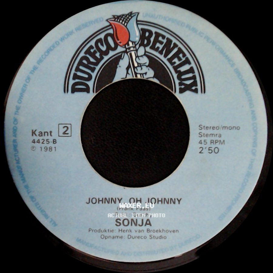 Sonja - Boemeladiboem / Johnny, Oh Johnny side B