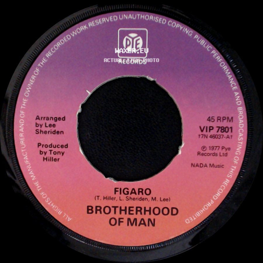 Brotherhood Of Man - Figaro / You Can Say That Again side A