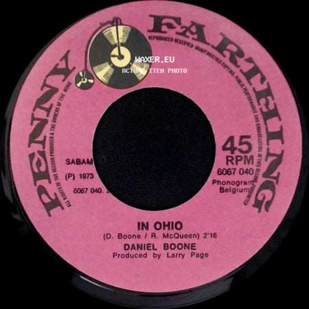 Daniel Boone - In Ohio / Sunshine Lover side A