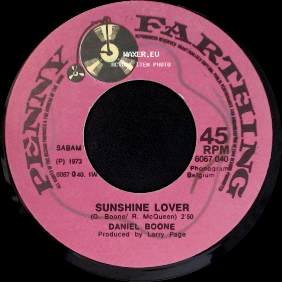 Daniel Boone - In Ohio / Sunshine Lover side B