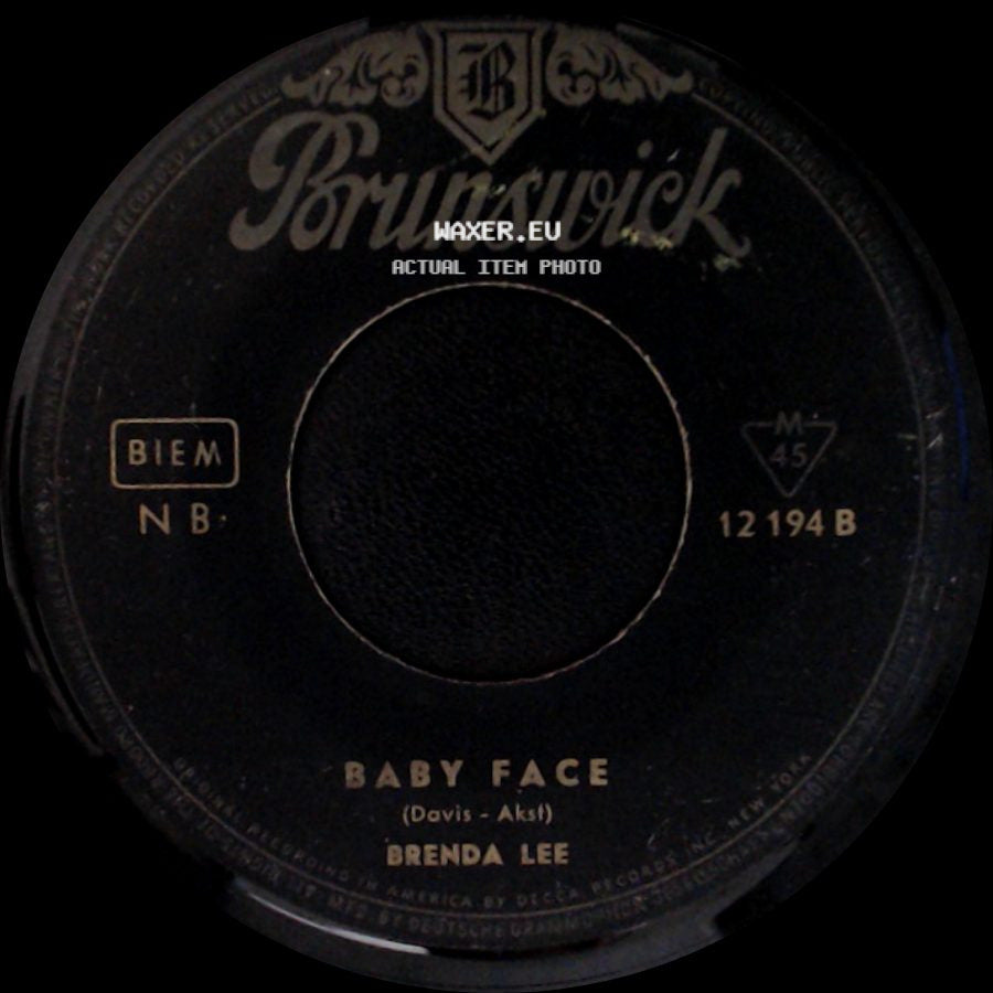 Brenda Lee - Baby Face / Sweet Nothin's side A