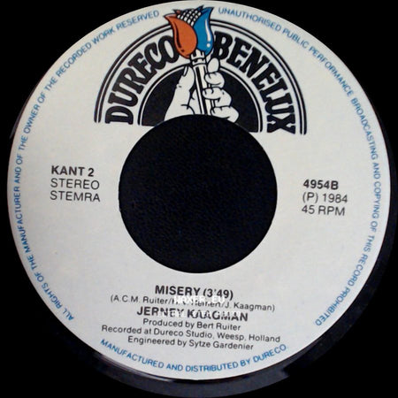 Jerney Kaagman - Misery / My Mistery Man (3'20) side A