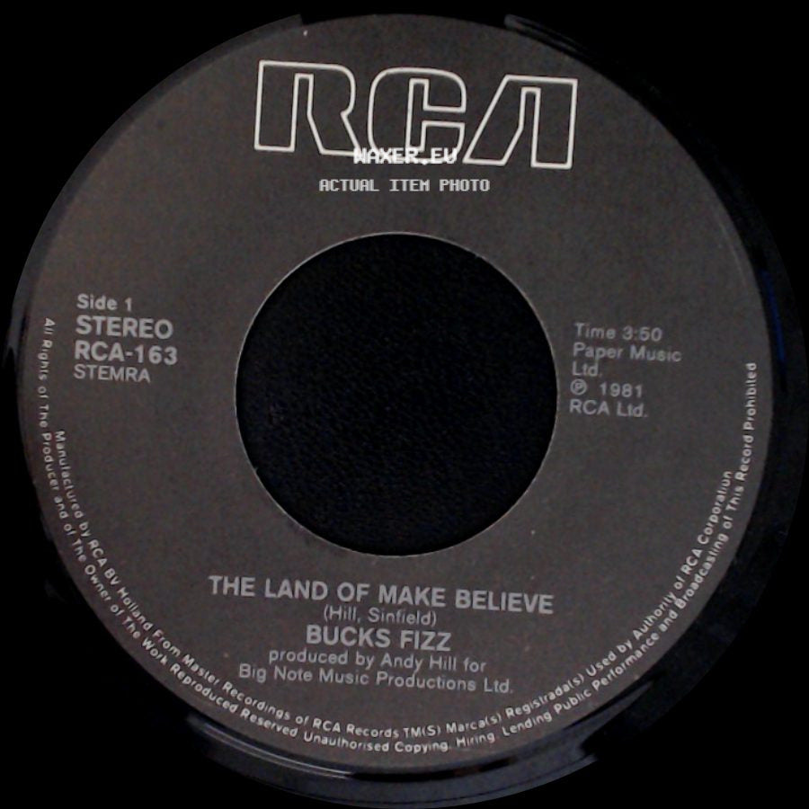 Bucks Fizz - The Land Of Make Believe / Now You're Gone side A