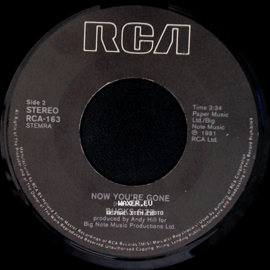 Bucks Fizz - The Land Of Make Believe / Now You're Gone side B