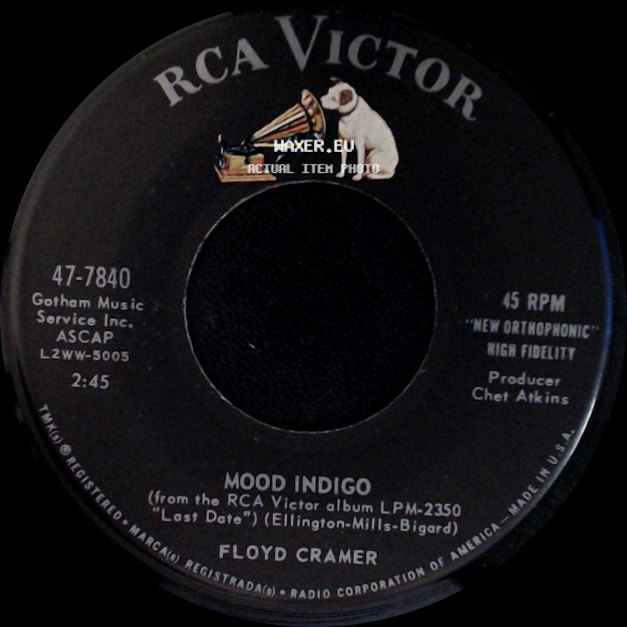 Floyd Cramer - On The Rebound / Mood Indigo side B