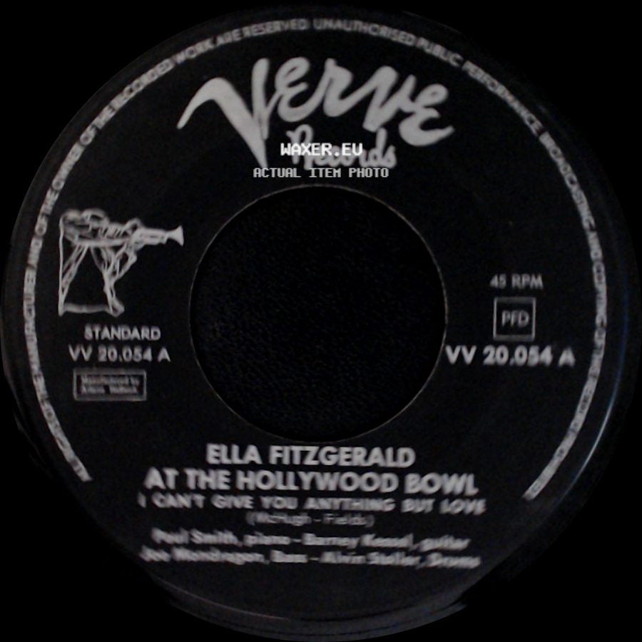 Ella Fitzgerald - At The Hollywood Bowl (Can't Give You Anything But Love) / At The Hollywood Bowl side A